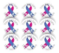 144 Personalised Baby Loss Awareness 30mm Reward Stickers for Charities, NHS