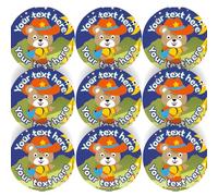 144 Personalised Camp Cubs 30mm Forest School Scout Reward Stickers for School Teachers, Parents and Nursery