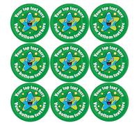 144 Personalised Geography Reward Stickers For Children, Teachers & Parents - Colourful, Easy Peel Stickers With Strong Adhesive Glue [144 30mm Stickers]