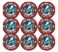144 Personalised North Pole Express 30mm Christmas Reward Stickers for Christmas at School Teachers, Parents and Nursery