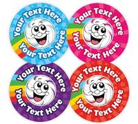 144 Personalised Smiling Netball Reward Stickers (30mm) Netball Stickers For Children, Coaches, MyClassroom
