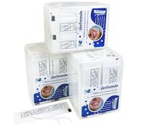 144 Picks Dental Floss Tooth Pick Flosser, Eyxformula Floss Picks Individually Wrapped Travel Micro Dental Floss, Single Use Glide Floss Tool for Remove Plaque& Food, Oral Health Care Floss, 4 Pack