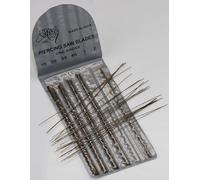 144 Piece Jeweller’s Piercing Saw Blades - Mixed Sizes 1/0-2 - Fine & Medium Blades for Metal, Silver, Brass & Gold Jewellery Making