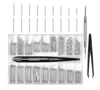 144-Piece Stainless Steel Watch Band Spring Bar Pins Set for Various Watch Models and Band Types