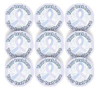 144 Prostate Cancer Awareness Personalised 30mm Stickers Teachers, Parents, Schools