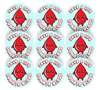 144 Save a Life, Donate I Gave Blood 30mm NHS Bravery Reward Stickers for Nurses Doctors
