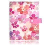 144 Slots Flower Nail Art Sticker Storage Book Nail Art Decals Collecting Album Nail Stickers Empty Display Book Collecting Holder Binder Book Plastic DIY Nail Art Design Tools for Nail Art Sticker