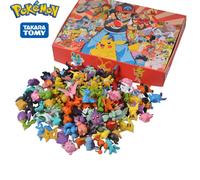 144 Style Pokemon Figure Toys Anime Pikachu Action Figure Model Ornamental Decoration Collect Toys For Children's Christmas Gift 96 Pcs
