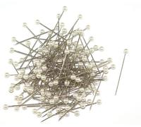 144 White Pearl Head Dressmaking Craft PINS Size 40mm x 0.58mm