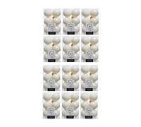 144 Wool White Christmas Baubles 6cm Shatterproof Tree Ornaments Shiny Matt Decs