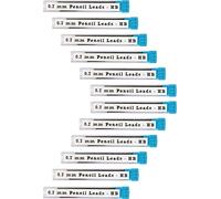 144 x 0.7mm Pencil Lead Refills | HB Grade | 12 Tubes containing 12 leads each | Mechanical Pencil Refill Replacement Spare Leads | 6 cm long | 0.7 mm thick + Free eBook