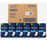144 x (6x24) Case of TENA Men Level 1, Active Fit Protectors, Discreet & Secure