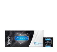 144 x Pasante Black Velvet Coloured Condoms | CE Marked Condoms