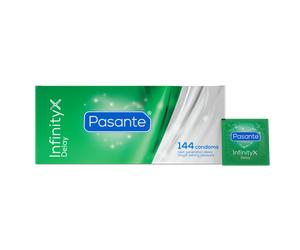 144 x Pasante Delay Infinity Condoms | Long Listing Delay Performa Condoms