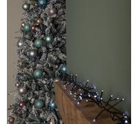 1440 LED Cluster Multi-Action String Lights with Timer in White Samuel Alexander White One Size
