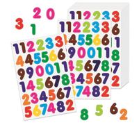 1440 Pcs 0 to 9 Number Stickers, 40 Sheets Self Adhesive Colorful Numbers Stickers for DIY, Birthday Cards School Projects and Decoration, Multicolor Number Sticker Set for Kids Adults