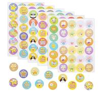1440 Pcs Motivational Reward Stickers for Kids & Teachers, Fun Animal Praise Teachers Stickers, Parents' Reward Sticker for Children, Kids Re-Ward Sticker, 60 Sheets