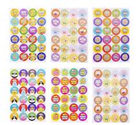 1440 Pcs Reward Stickers for Children - Motivational Stickers for Teachers, Star & Animal Stickers for Kids, Reward Chart Stickers for Students, Classroom Supplies and Good Behavior Encouragement