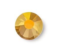 1440 x EIMASS® 7747 Range HotFix Iron On Flat Back Glass Gems, Flat Back Glass Crystals, Flat Back Rhinestones, Gold AB ss20 (4.8mm)