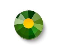 1440 x Factory Direct EIMASS® 7747 Range Hot Fix Gems, Flat Back Glass Crystals, Iron on Rhinestones (Emerald AB, ss20 (4.8mm))