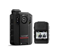 1440P Body Camera, 128GB Police Body Cam Wearable, Personal Body Camera with Audio & Video Recording, 2.0" LCD, Infrared Night Vision, 3300mAh Battery for Law Enforcement, Civilian, Delivery