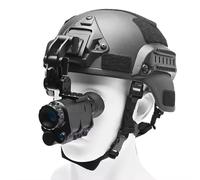 1440P HD Recording Night Vision Monocular, NVG30 Digital IR Night Vision Goggle with 4X Zoom & 4 Color Modes, Helmet Mounted for Hunting Camping Surveillance
