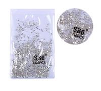 1440Pcs Flatback Glitter Glass Stones Rhinestones Crystal Mixed Nail Gemstones Flat Back Round Shape Rhinestones Glitter Glass Stones