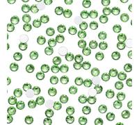 1440pcs SS20 4.8mm Light Green Flatback Rhinestones bulk K9 Glass Grass Green Gems Round Beads Stones Diamonds Nail Charms Jewels Nail Art Supplies Decor for Nails Eyes Face Makeup Crafts DIY Tumblers