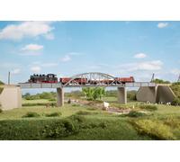 14483 Auhagen Railway Bridge For 1 Track Scale N 1:160 In Assembly Kit