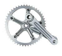 144BCD 48T Square Crankset with Crank Arm Set | Aluminum Alloy Road Bike 165mm Single Speed Crankset Set, 9 / 10 / 11 Speed Bike