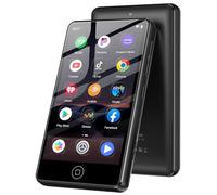 144GB MP3 Player with Bluetooth and WiFi,MP3 & MP4 Players with 4.02-inch Touchscreen and Speaker,Spotify Music Players with Pandora,Audible,Amazon Music,Spotify,Play Store,Up to 1TB (Light black)