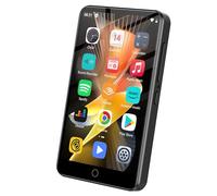 144GB MP3 Player, ZAQE M505 Bluetooth Music Player, HiFi Sound Digital Music, Built-in HD Speaker, FM Radio, Voice Recorder, Earphones Included, 4.0" Full HD Display