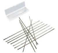 144Pcs 1/0 Jeweler's Saw Blades with Storage Box, Piercing Saw Blades Set, Metal Cutting Blades, Precision Steel Blades for Detailed Work Woodworking Crafts