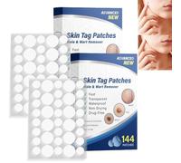 144PCS*2Wart Removal Patches,Remover Patches Mole Wart Removing Sticker,Skin Tag Patches Mole Remover Patches,Stickers Patches Remove Skin Tags,Mole Wart Removal Pad Sticker,Moles and Tags Removal