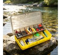 Gr8 Garden 144PCS Fishing Lures Kit with Tackle Box, Hooks, Minnows, Worms, Pliers, Bass & Sea Fishing Set for Freshwater & Saltwater