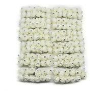 144pcs/lot Mini PE Foam Rose Artificial Flower Heads Home Wedding Decoration DIY Wreath Box Decorated Flower-F02-144pcs