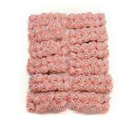 144pcs/lot Mini PE Foam Rose Artificial Flower Heads Home Wedding Decoration DIY Wreath Box Decorated Flower-F03-144pcs