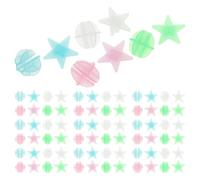 144pcs Luminous Bicycle Spoke Beads with Star Shapes for Bike Wheels | Plastic, Smooth Neon Finish, Clip-on Fit for Spokes, Easy Installation, Dim Streets and Evening Rides