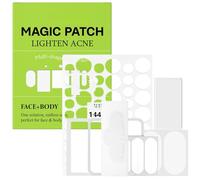 144PCS Pimple Patches, Spot Patches with Tea Tree Oil & Sali-cylic Acid, Hydrocolloid Acne Patch for Cheeks, Forehead, Chin Zit Breakouts, Nose Strips, Mighty Patches Acne Treatment