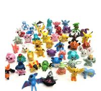 144pcs Pokemon Go Figure Toy Pikachu Cute Anime Doll Model