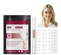 144pcs Wart Removal Patches,Mole Wart Removing Sticker,Tags and Mole Remover,Tag Gone Patch,Skin Tag Remover Pen,Mole Removal Kit,Effective Treatment of Warts,Suitable for All Skin Types