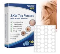 144PCS Wart Removal Patches,Remover Patches Mole Wart Removing Sticker,Wart Removal Plasters Pads,Natural Wart Remover,Tags and Mole Remover,Tag Remover Skin,Spot Patches for Face,Finger,Arm,Leg