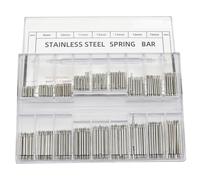 144PCS Watch Spring Bar Tool, Watch Repair Kit Stainless Steel Watch Band Spring Bar Strap Link Pins Set - Upgrade Your Watch Band Adjustments with Ease (8-25mm,144pcs, 1.5mm)