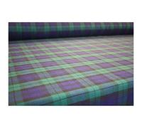 145 x 145 cm Traditional Tartan Polyviscose Square Table Cloth Burns Night Christmas Hogmanay Home Decoration [Black Watch]