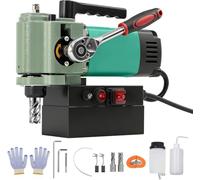 1450W Portable Magnetic Drill Press, 1.4 inch Max Boring Diameter, 2248 lbf Magnetic Force, 650 RPM Electric Mag Drill with 2 Coring Bits for Metal Drilling, Industrial & Home Improvement