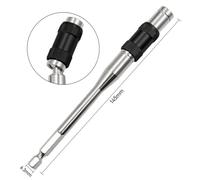 145mm 1/4" Hex Shank Screwdriver Bit Extension Rod with 0-20° Pivot & Strong Magnet for Power Drills and for Ring Screwdrivers