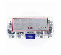 145Pcs 10 Values SMD 0.47 to 470uF 16V 25V 35V 50V Electrolytic Capacitor Assortment Kit For Electronic DIY IDGTTLDF
