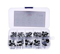 145Pcs 10 Values SMD 0.47 to 470uF Electrolytic Capacitor Assortment Kit EKFBQBGW