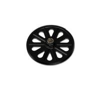 145T M0.6 Autorotation Tail Drive Gear set-Black - T-Rex 500 : H50019AAT