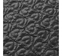 145x100cm Autumn and Winter Quilted Cotton Fabric, Making Padded Jacket Coat Lining Girls' Cute Clothes Cloth(Black)